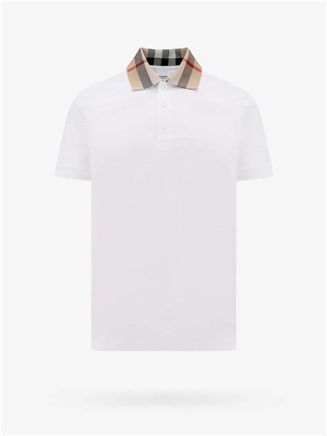 burberry polo wit|burberry men's polo outlet.